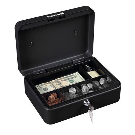 honeywell steel cash box cash box|cash box with deposit slot.